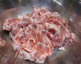 豚肉とバジルの香り炒め作り方1写真