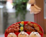 てるてる坊主キャラ弁（晴れますように♪）作り方2写真