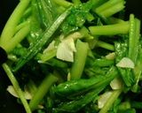 小松菜のにんにく炒め作り方7写真