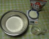 牛乳のかわりにスキムでホットケーキ作り方1写真