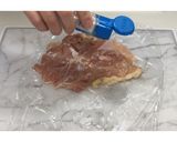 タコ糸なしで！！鶏の八幡巻き★動画あり★作り方16写真