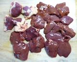 鶏レバー＆ハツ煮込みは干し大根必須っ♪作り方2写真