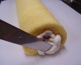 お気に入りクリームdeロールケーキ♪作り方21写真