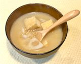 簡単時短夕食に☆れんこんと厚揚げのとろ〜り味噌汁作り方6写真