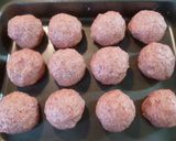 チーズ入りミートボールのトマトソース煮作り方6写真