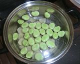 そらまめとじゃがいものス－プ★作り方1写真