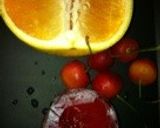 プラムとさくらんぼのジュース作り方1写真