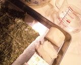海苔とチーズと長芋deそば粉のクレープ作り方1写真