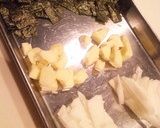 海苔とチーズと長芋deそば粉のクレープ作り方2写真
