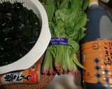 生わかめ・ほうれん草の簡単ナムル作り方1写真