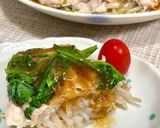 豚しゃぶ肉ともやしの簡単ドームで蒸し焼き♪作り方7写真