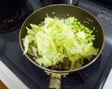 簡単　粒マスタードポン　de　豚挽き枝豆作り方4写真