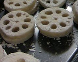 れんこんと納豆はさみ焼き作り方2写真
