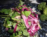 紫キャベツの醤油ドレッシング サラダ作り方4写真