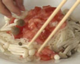 夏うま！きのことトマトの涼そうめん作り方6写真
