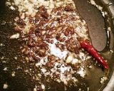 簡単 スイスチャードのペペロンチーノ作り方1写真