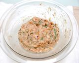 しそ入りつくね✿味噌バター焼き作り方3写真