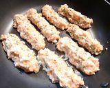 しそ入りつくね✿味噌バター焼き作り方4写真