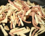 ウインナーとエリンギの麺つゆペッパー♪作り方2写真
