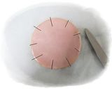 ハムの帽子でオニギリ坊やクン作り方2写真