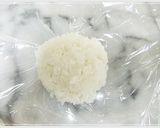 ハムの帽子でオニギリ坊やクン作り方4写真