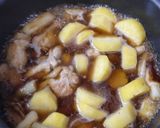 鶏肉とさつまいもの煮物作り方5写真
