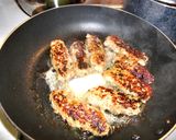 しそ入りつくね✿味噌バター焼き作り方6写真