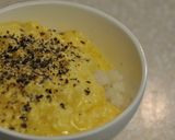 カップスープでふわとろカルボナーラ風丼作り方6写真