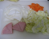 野菜も旨い！俺の洋風塩焼きそば作り方1写真