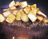 ＊照り焼き茄子のとろろステーキがけ＊作り方4写真