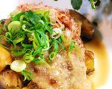 ＊照り焼き茄子のとろろステーキがけ＊作り方8写真