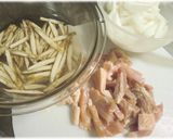 鶏牛蒡風に大根も参加～煮物的とろみ炒め作り方2写真