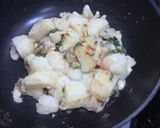 茹でじゃが芋のしそ味噌チーズ和え♪作り方3写真