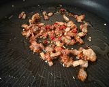 カリカリ豚バラのピリ辛チャーハン作り方3写真