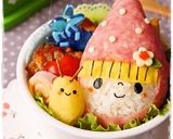 ＊キャラ弁＊　レインコートの女の子*作り方6写真