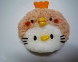 キャラ弁に*ニワトリさんなキティちゃん作り方6写真