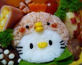 キャラ弁に*ニワトリさんなキティちゃん作り方7写真
