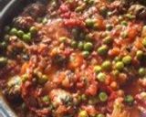 ミートボールとえんどう豆のトマト煮作り方11写真