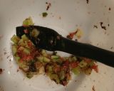 梅と大根菜のお結び作り方1写真