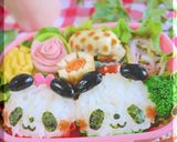 簡単キャラ弁☆カップでパンダカップル❤作り方7写真