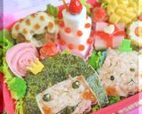 簡単キャラ弁おかず♡３段ハートケーキ♡作り方9写真