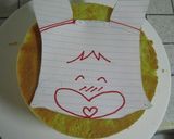 おはようスパンクのキャラショートケーキ❤作り方2写真