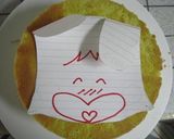 おはようスパンクのキャラショートケーキ❤作り方3写真