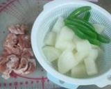 ✿スナップえんどうと大根の♡ピリ辛煮✿作り方1写真