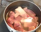 牛スジの赤味噌煮込み作り方2写真