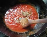 モッツァレラとトマト缶のスパゲティ作り方2写真