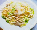 塩ダレが決め手!ネギマヨ塩やきそば作り方5写真