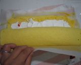 材料は３つだけ！簡単、定番のロールケーキ作り方10写真