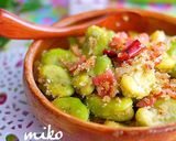 そら豆とツナのホットサラダ作り方6写真