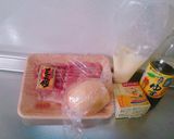 ＊豚肉チーズ巻きと玉葱のマヨポン焼き＊作り方1写真
